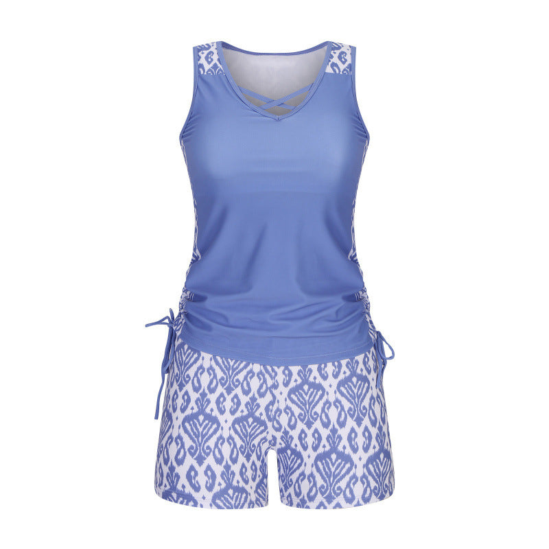 🏖️ Sommer-Sale 60% Rabatt 🏝️🩱Zweiteiliger Tankini– hochtailliert mit Bandeau-Top – perfekt für den Strand👙