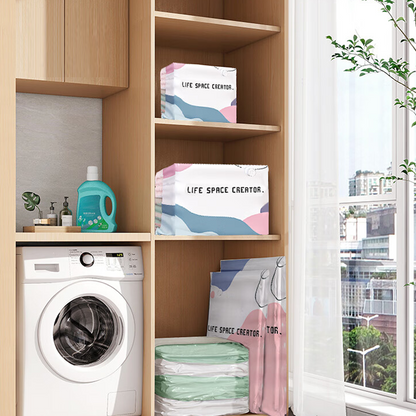 🧳💨 50 % Rabatt! Vakuum-Aufbewahrungsbeutel ohne Pumpe – Drücken und versiegeln, keine Pumpe erforderlich. Spart 80 % Platz, hält Kleidung trocken und staubfrei. Ideal für voluminöse Bettwäsche und saisonale Ausrüstung. 🛏️🗄️