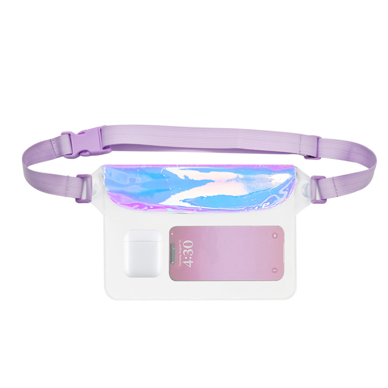 🌈 IPX8 Waterproof Phone Pouch – Submersible, Touch-Sensitive, Holographic Style. 40% OFF Limited Offer!