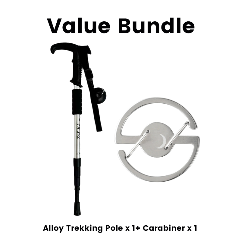 ⛰️ 50 % RABATT FÜR KURZE ZEIT! ✨ Verstellbarer Gehstock aus Aluminiumlegierung – Robust, stoßdämpfend, leicht 🌲