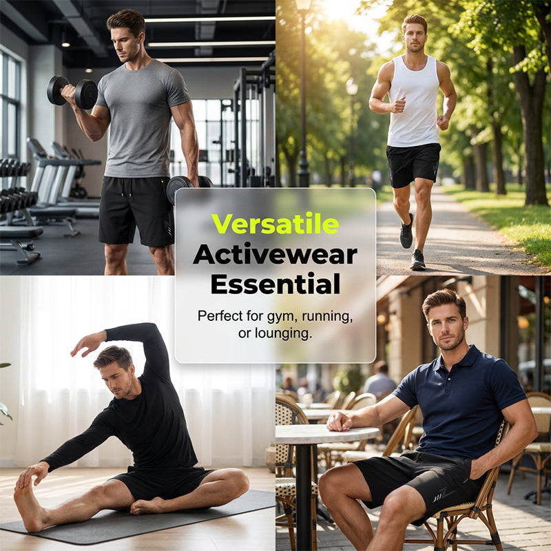 🔥Kostenloser Versand & 50 % Rabatt🔥Schnelltrocknende Herren-Sportshorts – Leicht, atmungsaktiv & perfekt für Workout, Laufen & Freizeit ✨