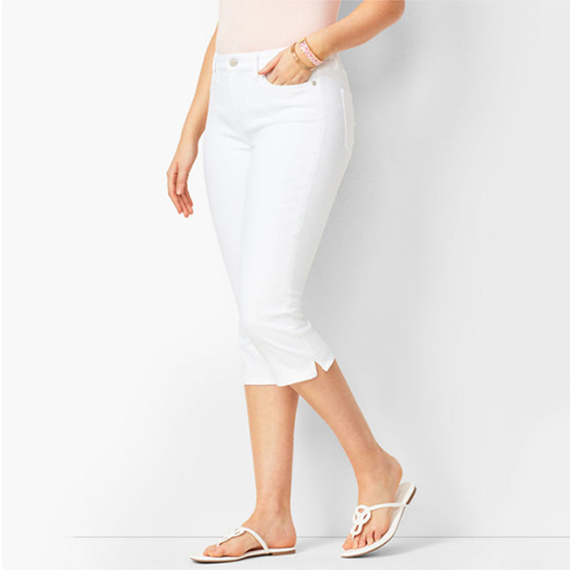 🎁Letzter Tag der Aktion: 49 % Rabatt🌺Capri-Jeans aus Stretch-Denim für Damen