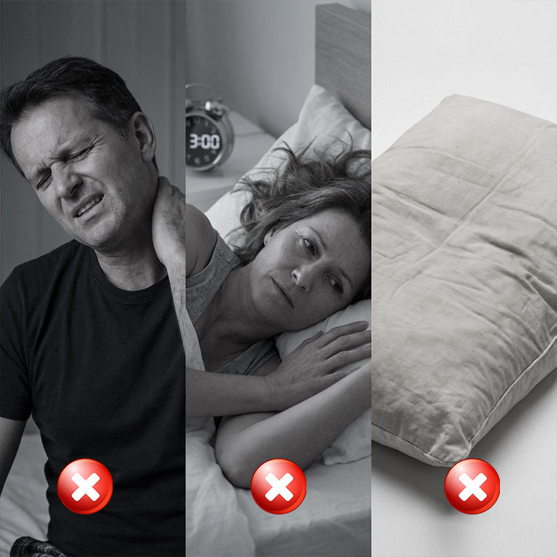 ⏰ Letzter Tag für kostenlosen Versand ⌛☁️ Bio-Memory-Schaumkissen – Ergonomisch geformt & druckentlastend für besseren Schlaf