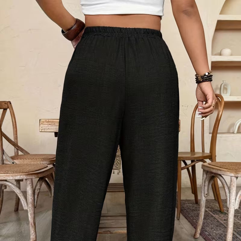 👖 LIMITIERTE AKTION: 50 % RABATT! 👖 Damen Freizeithose ✨ Lockerer Schnitt, Schmal Zulaufendes Bein & Bequemer Tragekomfort