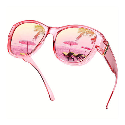 🕶️👓 55% KORTING! Brildragers opgelet: deze oversized zonnebril schuift over je eigen bril en je ziet eruit als een filmster – geen dure clip-on, geen geknipper met lenzen!