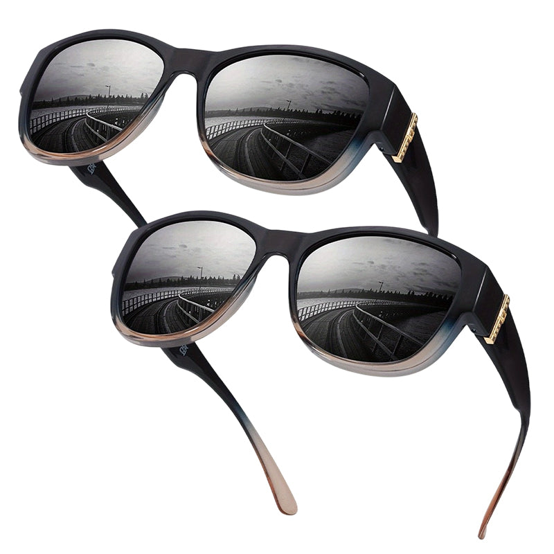 🕶️👓 55% KORTING! Brildragers opgelet: deze oversized zonnebril schuift over je eigen bril en je ziet eruit als een filmster – geen dure clip-on, geen geknipper met lenzen!