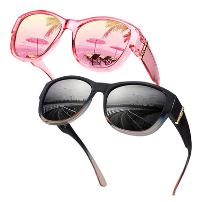 🕶️👓 55% KORTING! Brildragers opgelet: deze oversized zonnebril schuift over je eigen bril en je ziet eruit als een filmster – geen dure clip-on, geen geknipper met lenzen!