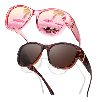 🕶️👓 55% KORTING! Brildragers opgelet: deze oversized zonnebril schuift over je eigen bril en je ziet eruit als een filmster – geen dure clip-on, geen geknipper met lenzen!