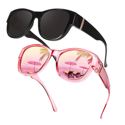 🕶️👓 55% KORTING! Brildragers opgelet: deze oversized zonnebril schuift over je eigen bril en je ziet eruit als een filmster – geen dure clip-on, geen geknipper met lenzen!