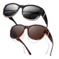 🕶️👓 55% KORTING! Brildragers opgelet: deze oversized zonnebril schuift over je eigen bril en je ziet eruit als een filmster – geen dure clip-on, geen geknipper met lenzen!