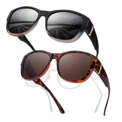 🕶️👓 55% KORTING! Brildragers opgelet: deze oversized zonnebril schuift over je eigen bril en je ziet eruit als een filmster – geen dure clip-on, geen geknipper met lenzen!