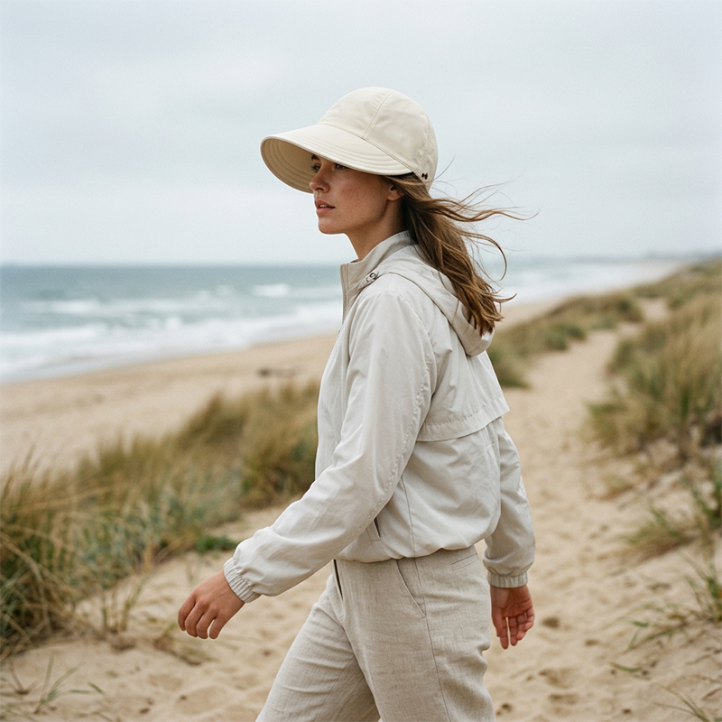 🧢 50% RABATT! ☀️ Damen-Sonnenhut mit verstellbarem Pferdeschwanz-Ausschnitt – Atmungsaktiv & leicht – Perfekt für Strand, Garten oder Reisen – schützt zuverlässig vor UV-Strahlung 🌿👒