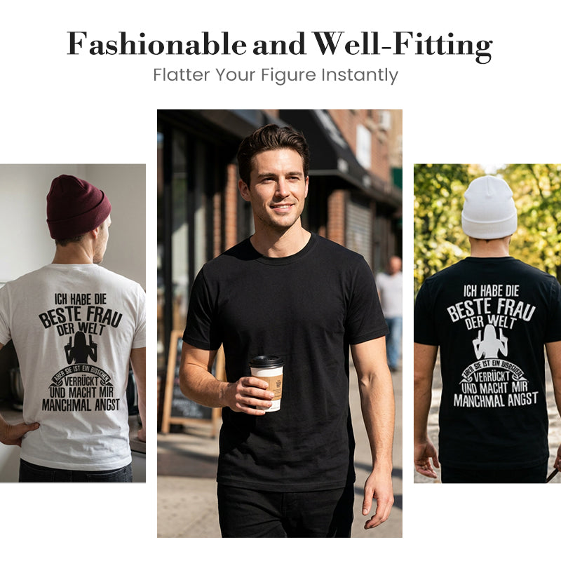 👕 Herren-Kurzarm-T-Shirt – bequem, atmungsaktiv & vielseitig für Alltag, Freizeit & warme Tage ☀️