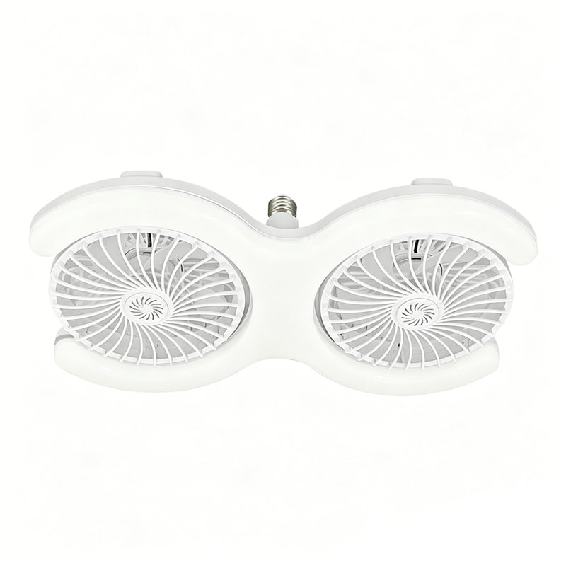 ⏰️Letzter Tag für kostenlosen Versand⌛️Doppelkopf-LED-Deckenventilator mit Licht – 2 unabhängige Köpfe, 3 Geschwindigkeiten & Fernbedienung – Perfekt für große Räume ✨