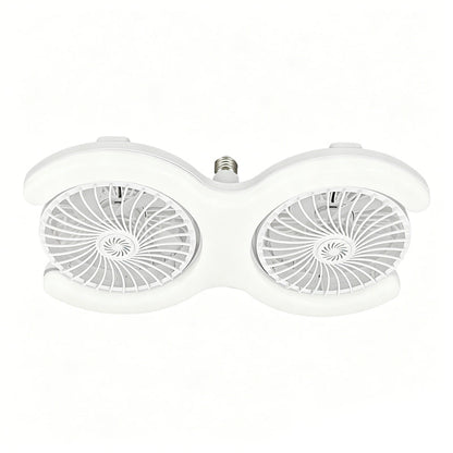 ⏰️Letzter Tag für kostenlosen Versand⌛️Doppelkopf-LED-Deckenventilator mit Licht – 2 unabhängige Köpfe, 3 Geschwindigkeiten & Fernbedienung – Perfekt für große Räume ✨