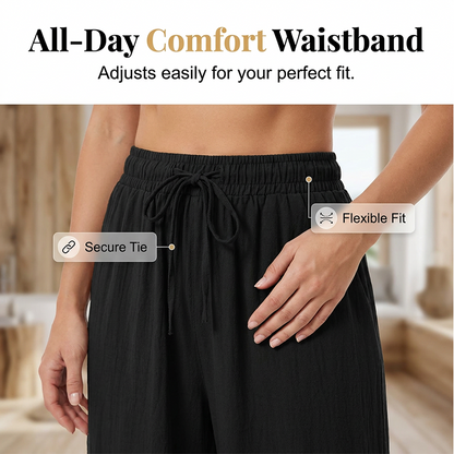 ✨ Limited Time! ✨Women's Casual High-Waist Wide-Leg Pants