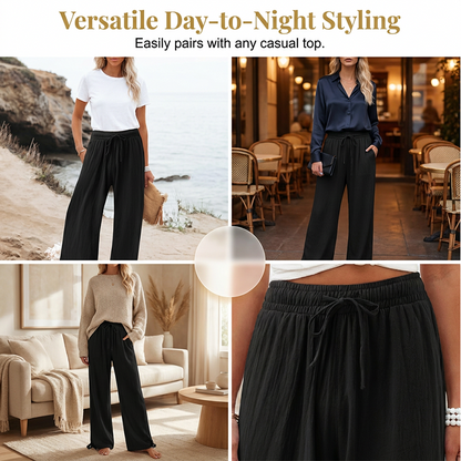 ✨ Limited Time! ✨Women's Casual High-Waist Wide-Leg Pants