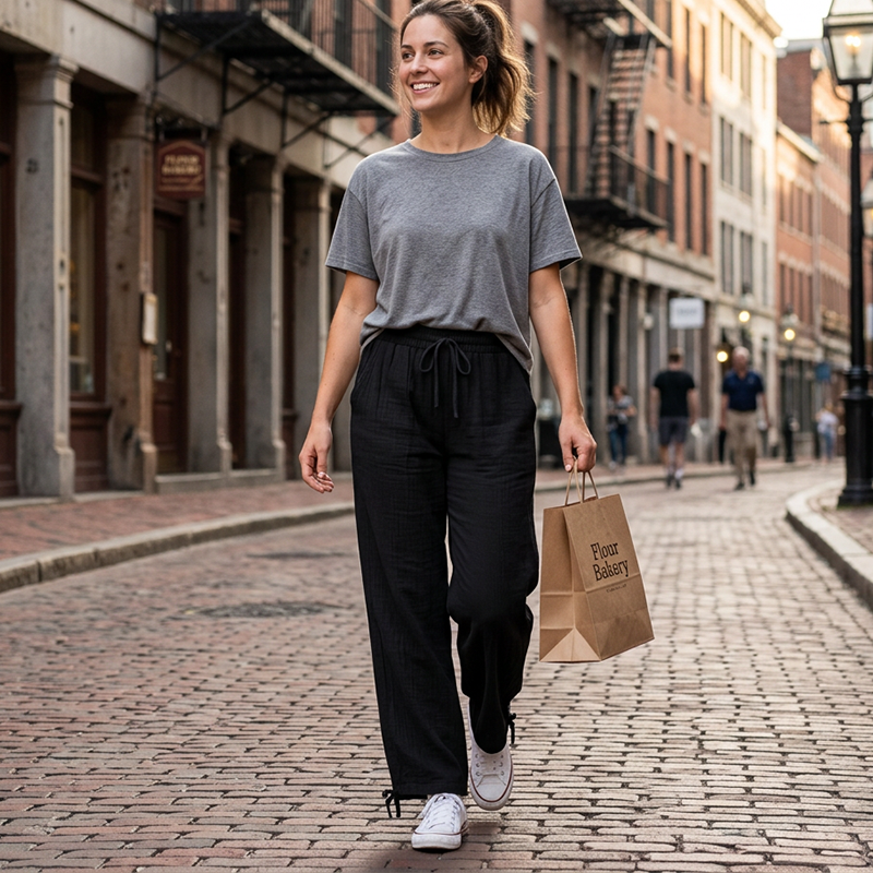 ✨ Limited Time! ✨Women's Casual High-Waist Wide-Leg Pants