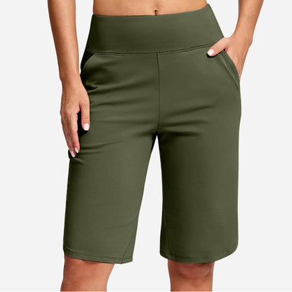 ⏰Letzter Tag des Schlussverkaufs – 50 % Rabatt🔥Yoga-Shorts für Damen mit hoher Taille und Taschen💕Kaufe 2, spare 20%! 💰