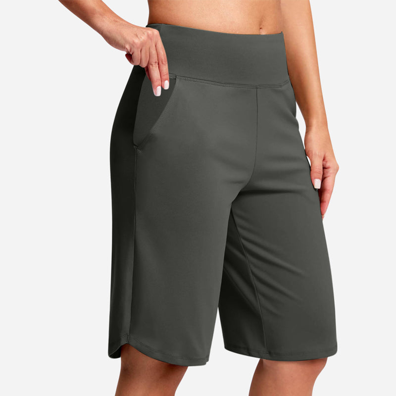 ⏰Letzter Tag des Schlussverkaufs – 50 % Rabatt🔥Yoga-Shorts für Damen mit hoher Taille und Taschen💕Kaufe 2, spare 20%! 💰