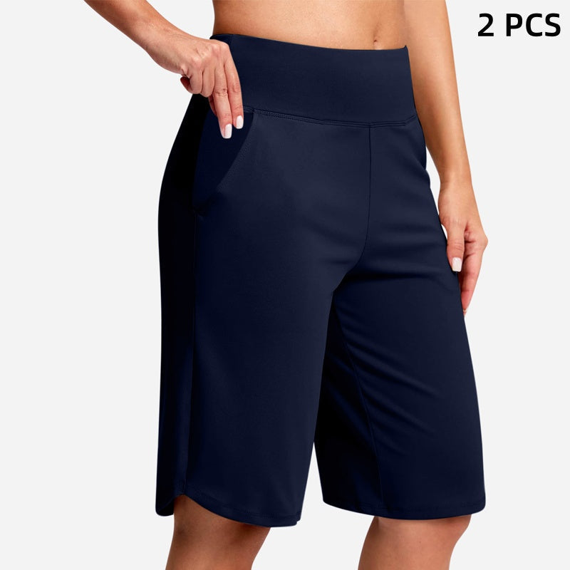 ⏰Letzter Tag des Schlussverkaufs – 50 % Rabatt🔥Yoga-Shorts für Damen mit hoher Taille und Taschen💕Kaufe 2, spare 20%! 💰