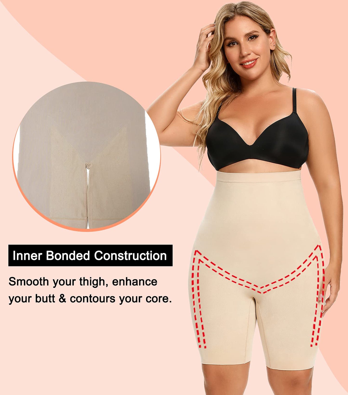 🎁Letzter Tag der Aktion: 49 % Rabatt🔥Bauch- und Hüftstraffungshose mit hoher Taille