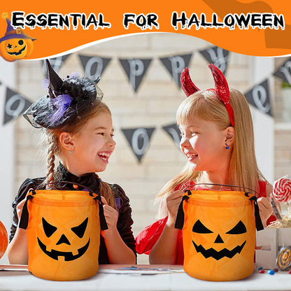 🎃🍬 50% RABATT!👻 Halloween Leuchtende Kürbis-Süßigkeitentasche – Glow-in-the-Dark, weich & geräumig – Perfekt für Trick-or-Treat & Kostümfeste ✨