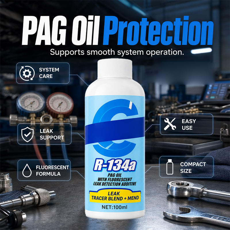 🥳HEISSER SALE 2026🥳💞50.000+ VERKAUFT!👵❤️Automotive A/C Leak Stop with UV Dye