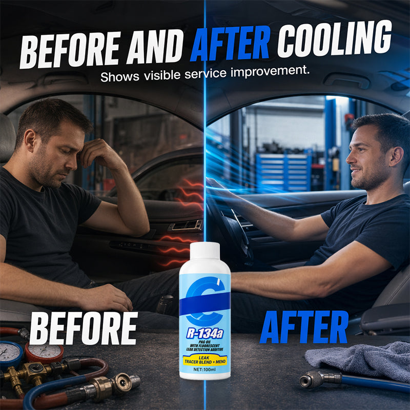 🥳HEISSER SALE 2026🥳💞50.000+ VERKAUFT!👵❤️Automotive A/C Leak Stop with UV Dye