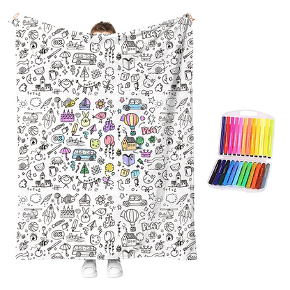 🔥 Letzter Tag Sale 50% Rabatt!! 🎨✨Kreatives kuscheliges Maldecken-Set