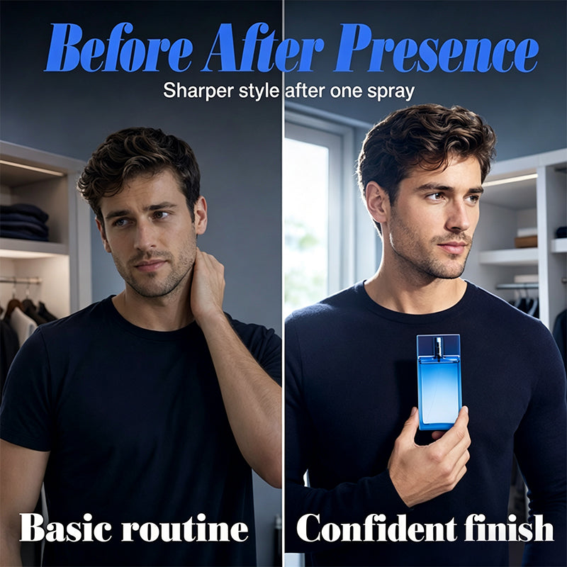 💗LETZTER TAG: 50 % RABATT💕 Eau de Parfum für Herren, 90 ml | Langanhaltender, frischer Zitrus- und aquatischer Duftspray | Arabischer Luxusduft für Ihn | Das perfekte Geschenk für Männer