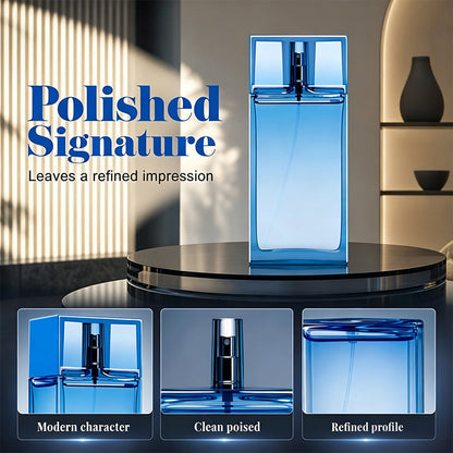 💗LETZTER TAG: 50 % RABATT💕 Eau de Parfum für Herren, 90 ml | Langanhaltender, frischer Zitrus- und aquatischer Duftspray | Arabischer Luxusduft für Ihn | Das perfekte Geschenk für Männer