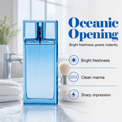 💗LETZTER TAG: 50 % RABATT💕 Eau de Parfum für Herren, 90 ml | Langanhaltender, frischer Zitrus- und aquatischer Duftspray | Arabischer Luxusduft für Ihn | Das perfekte Geschenk für Männer
