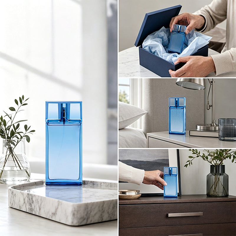 💗LETZTER TAG: 50 % RABATT💕 Eau de Parfum für Herren, 90 ml | Langanhaltender, frischer Zitrus- und aquatischer Duftspray | Arabischer Luxusduft für Ihn | Das perfekte Geschenk für Männer