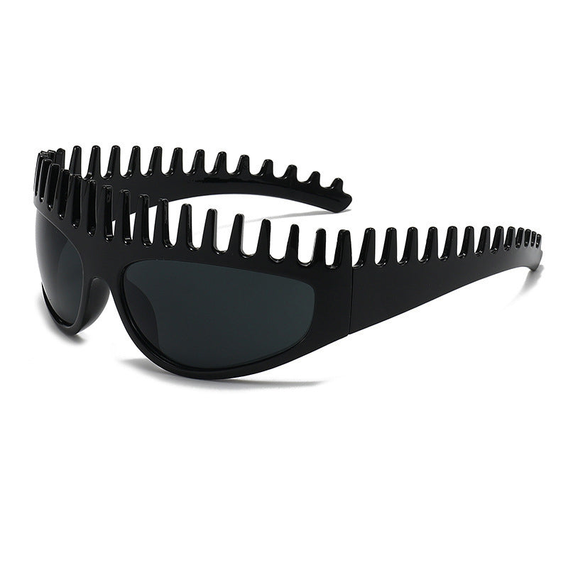 ⏳ Zeitlich begrenztes Angebot: 50 % Rabatt ⏰ 🕶️☀️ Kreative quadratische Sonnenbrille mit Kammrahmen