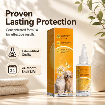 🐕2 KAUFEN, 1 GRATIS DAZU + 50 % RABATT! 🐱Sanfte Tropfen zur Entfernung von Augenflecken bei Haustieren