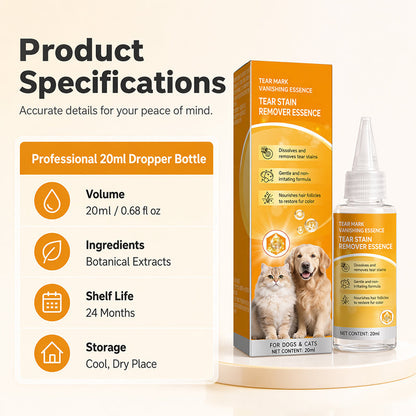 🐕2 KAUFEN, 1 GRATIS DAZU + 50 % RABATT! 🐱Sanfte Tropfen zur Entfernung von Augenflecken bei Haustieren