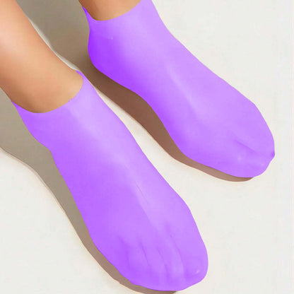 💞KAUFE 2, BEKOMME 1 GRATIS + 50 % RABATT! 🥳 Feuchtigkeitsspendende Fußmaske, Peeling-Silikonsocken, Strand-Schutzsocken